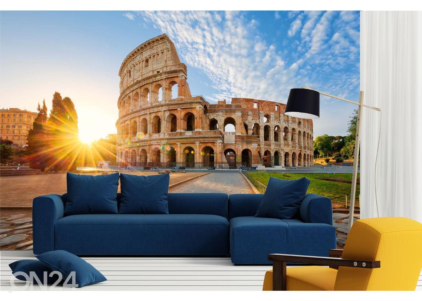 Fliis fototapeet Colosseum In Rome suurendatud