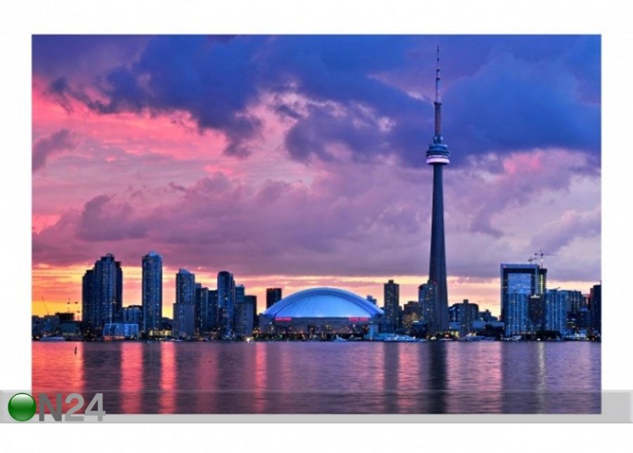 Fliis fototapeet Fascinating Toronto suurendatud