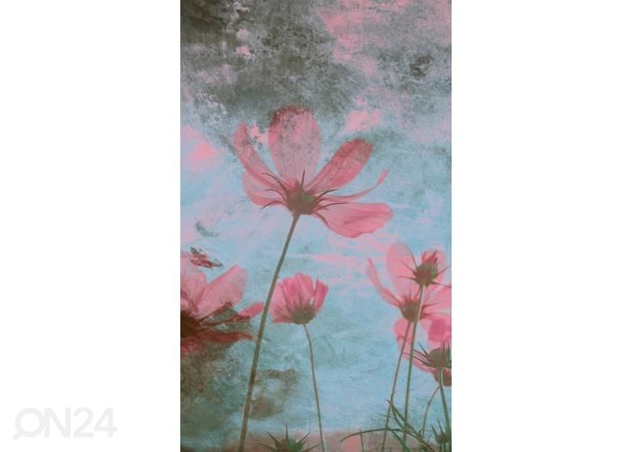 Fliis fototapeet Pink Flower Abstract 150x250 cm suurendatud