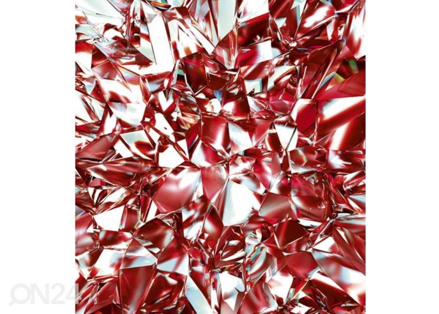 Fliis fototapeet Red crystal 150x250 cm suurendatud