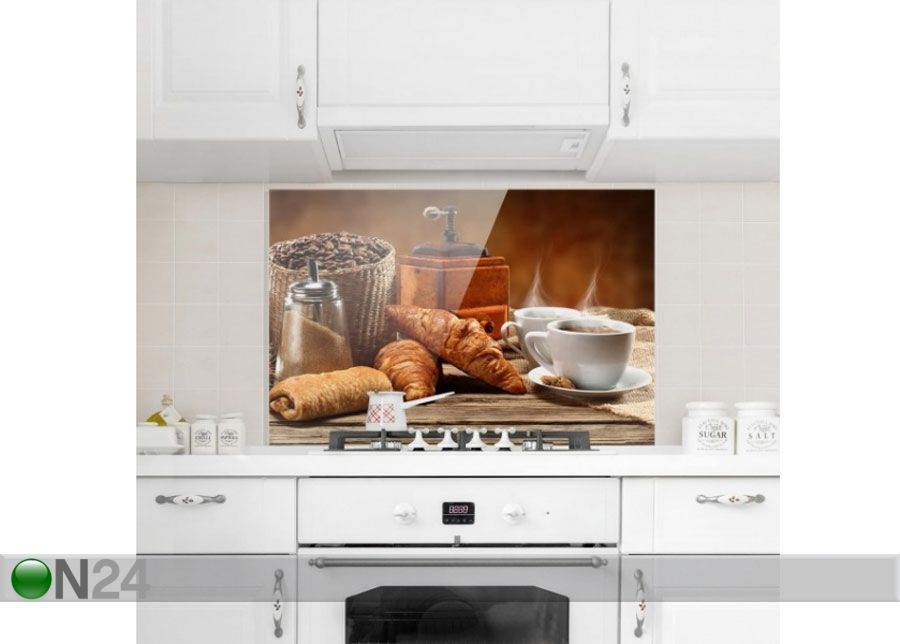 Fotoklaas, köögi tagasein Breakfast Table 40x60 cm suurendatud