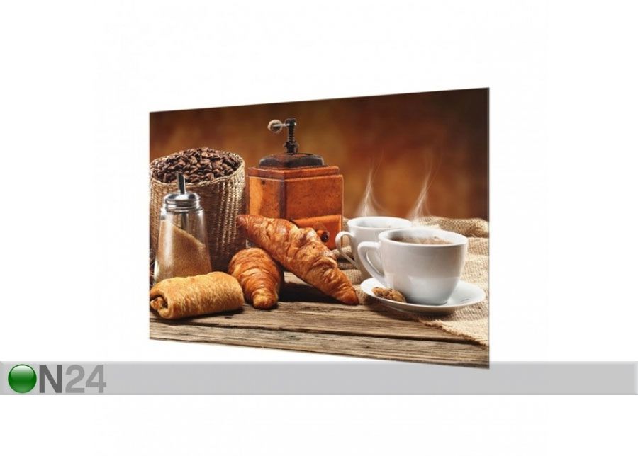 Fotoklaas, köögi tagasein Breakfast Table 40x60 cm suurendatud