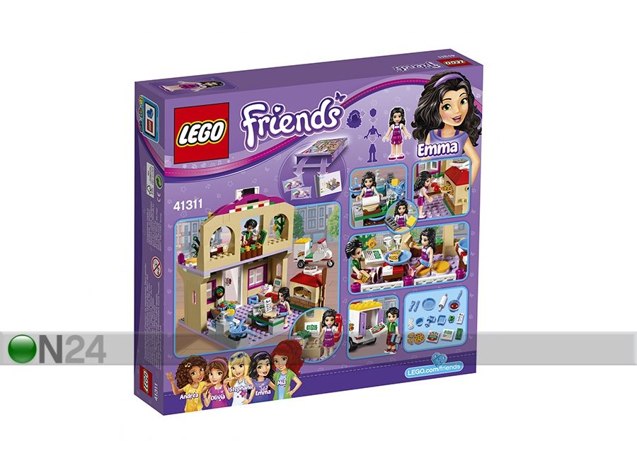 Heartlake'i pitsakohvik Lego Friends suurendatud