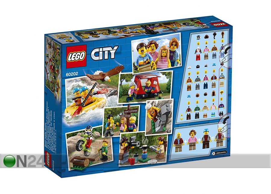 Inimeste komplekt LEGO City suurendatud