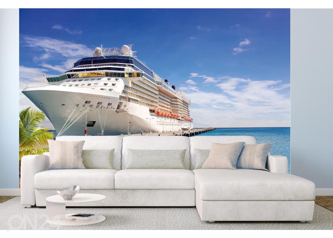 Isekleepuv fototapeet Luxury Cruise Ship suurendatud
