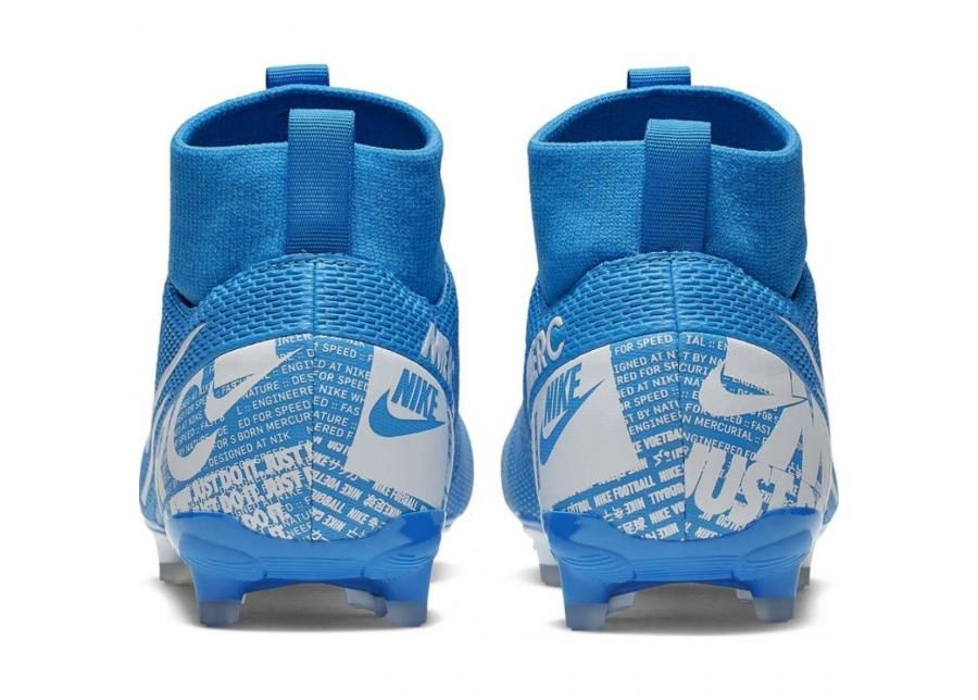 Jalgpallijalatsid lastele Nike Mercurial Superfly 7 Academy FG/MG JR AT8120 414 sinine suurendatud