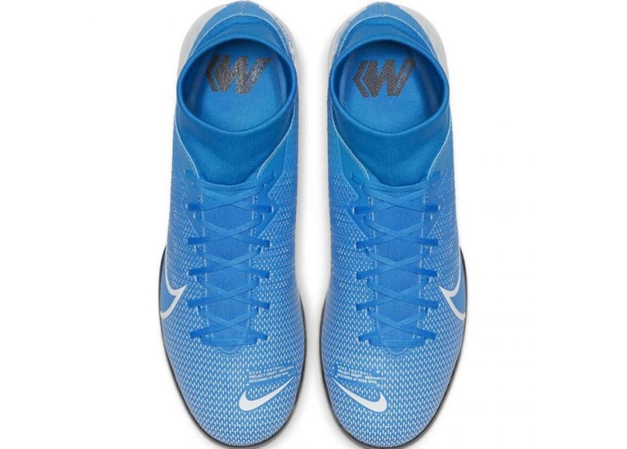Jalgpallijalatsid meestele Nike Mercurial Superfly 7 Academy IC M AT7975 414 sinine suurendatud