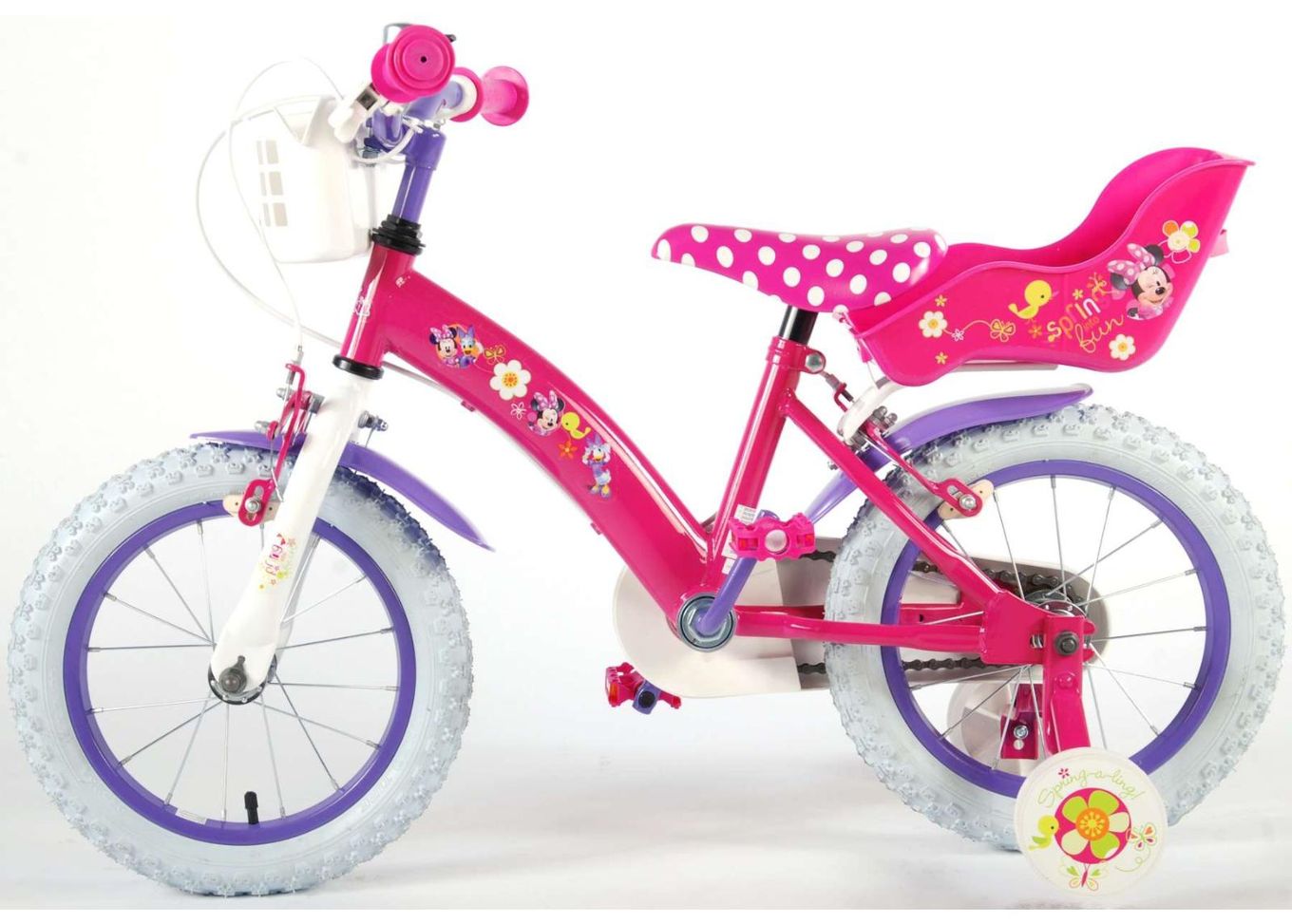 Jalgratas tüdrukutele Disney Minnie Bow-Tique 14 tolli suurendatud