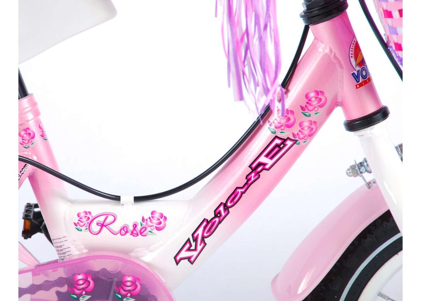 Jalgratas tüdrukutele Volare Rose 12 tolli suurendatud