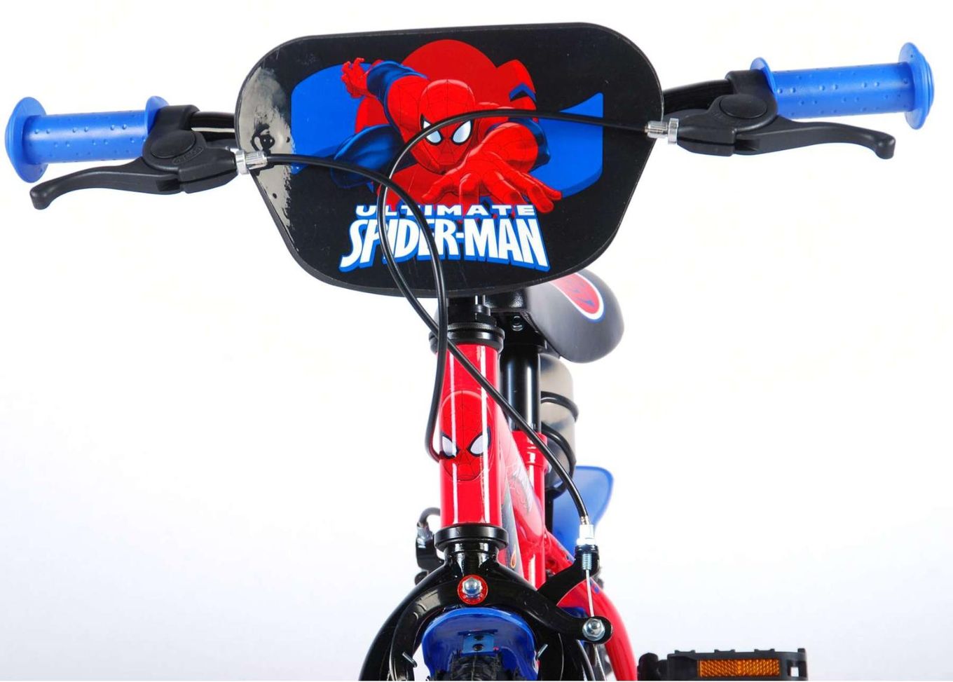 Jalgratas väikelastele 12 tolli käsipiduritega Spiderman suurendatud