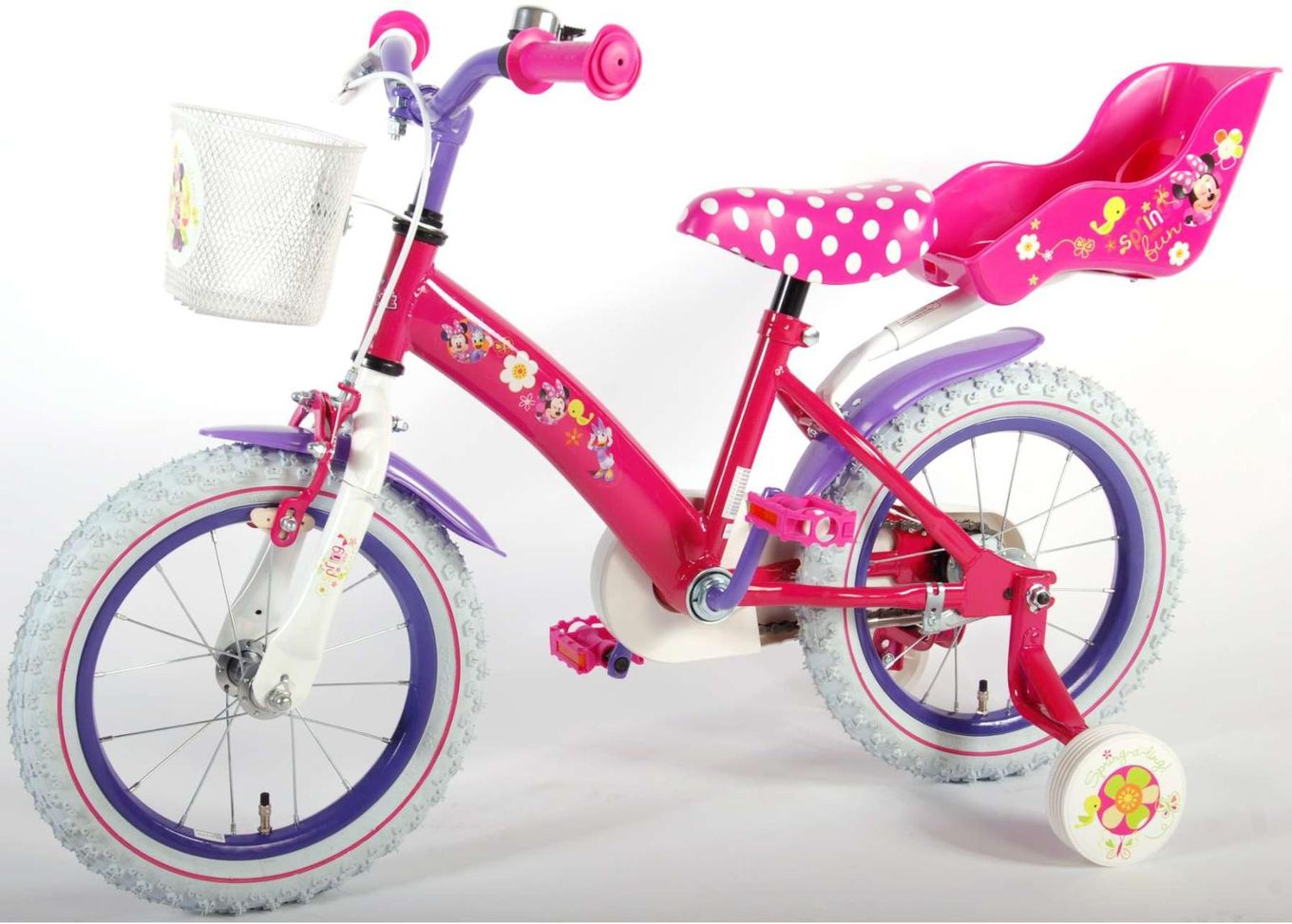 Jalgratas väikelastele Disney Minnie BowTique 14 tolli Volare suurendatud