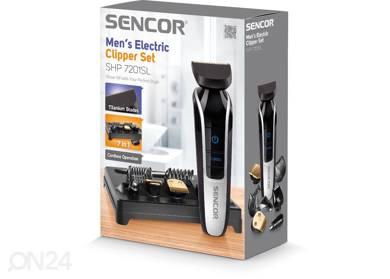Juukse- ja habemetrimmer Sencor suurendatud