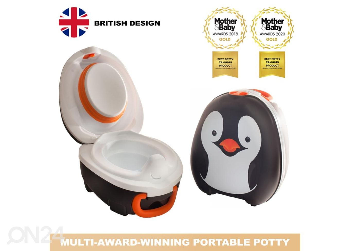 Kaasaskantav pissipott My Carry Potty pingviin suurendatud