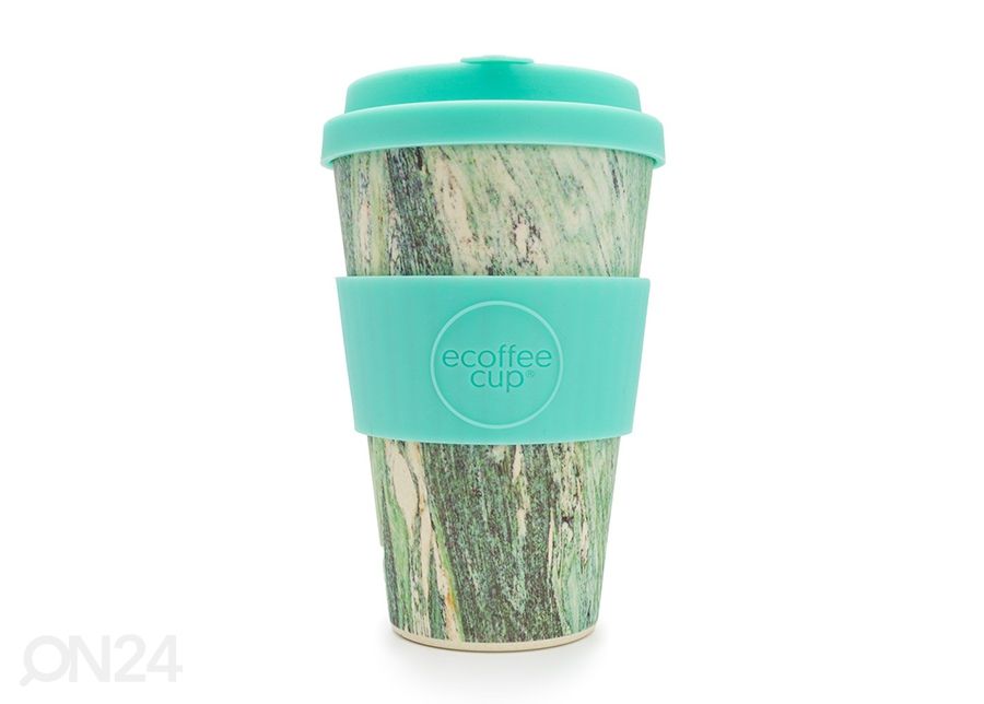 Kohvitops Ecoffee Cup Stein und Holz 400 ml suurendatud