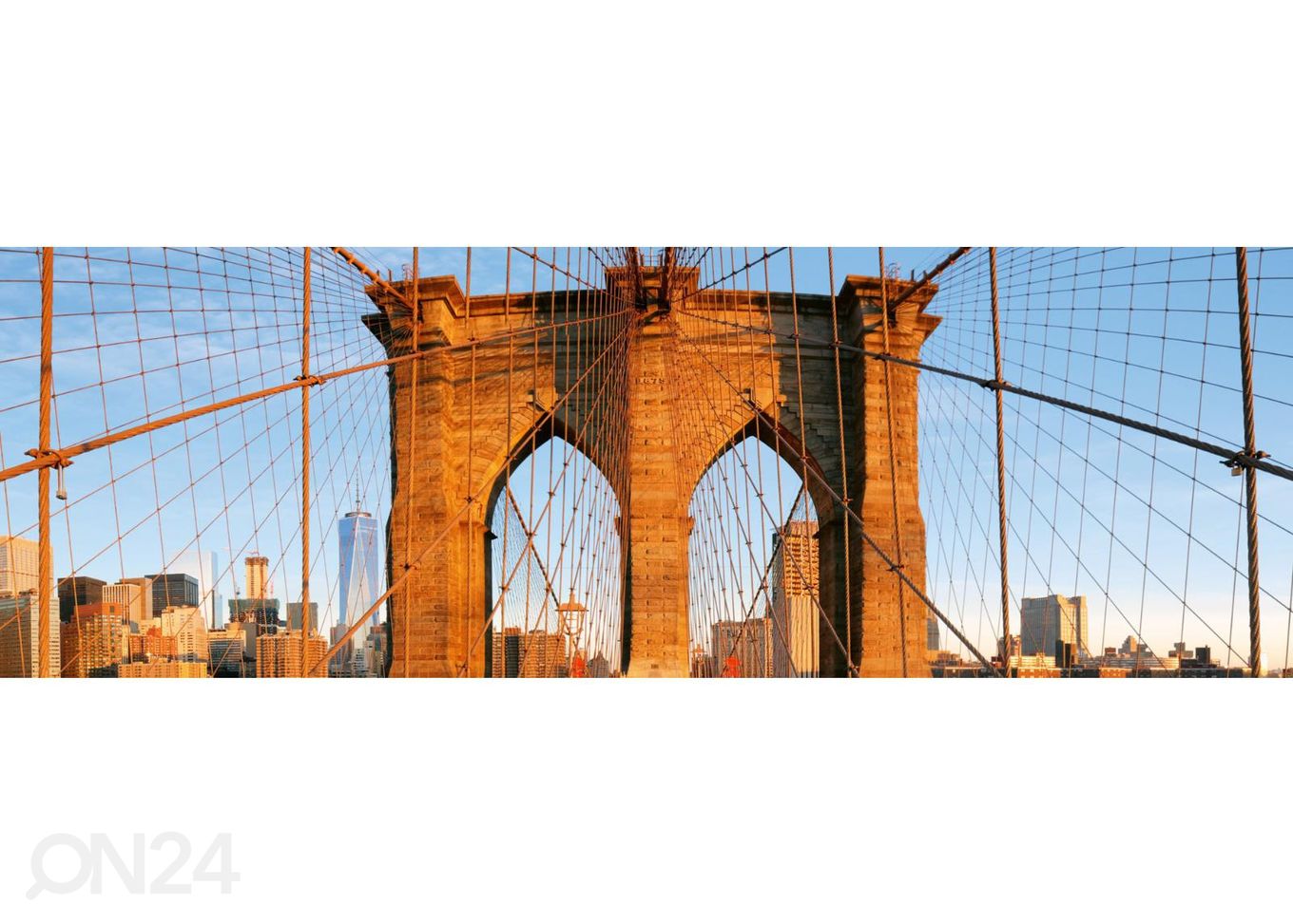 Köögi tagasein Brooklyn bridge panorama 180x60 cm suurendatud