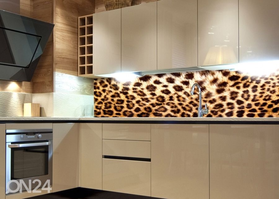 Köögi tagasein Leopard skin 180x60 cm suurendatud