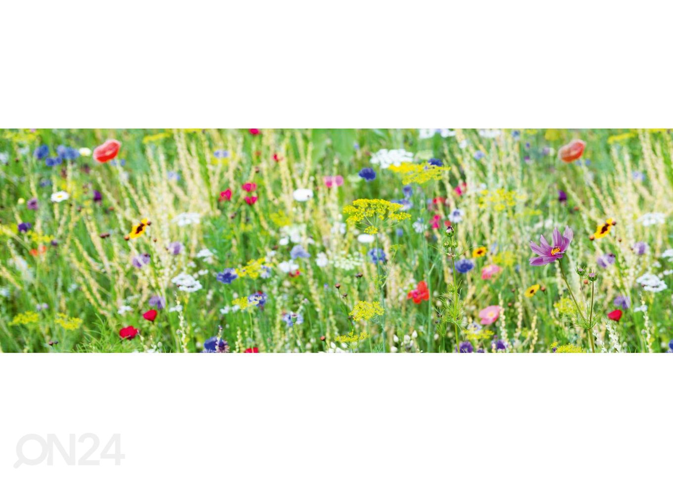 Köögi tagasein Meadow with Flowers 180x60 cm suurendatud