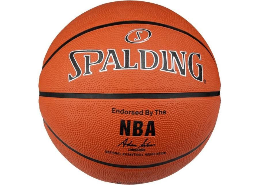 Korvpall Spalding NBA Silver suurus 7 suurendatud