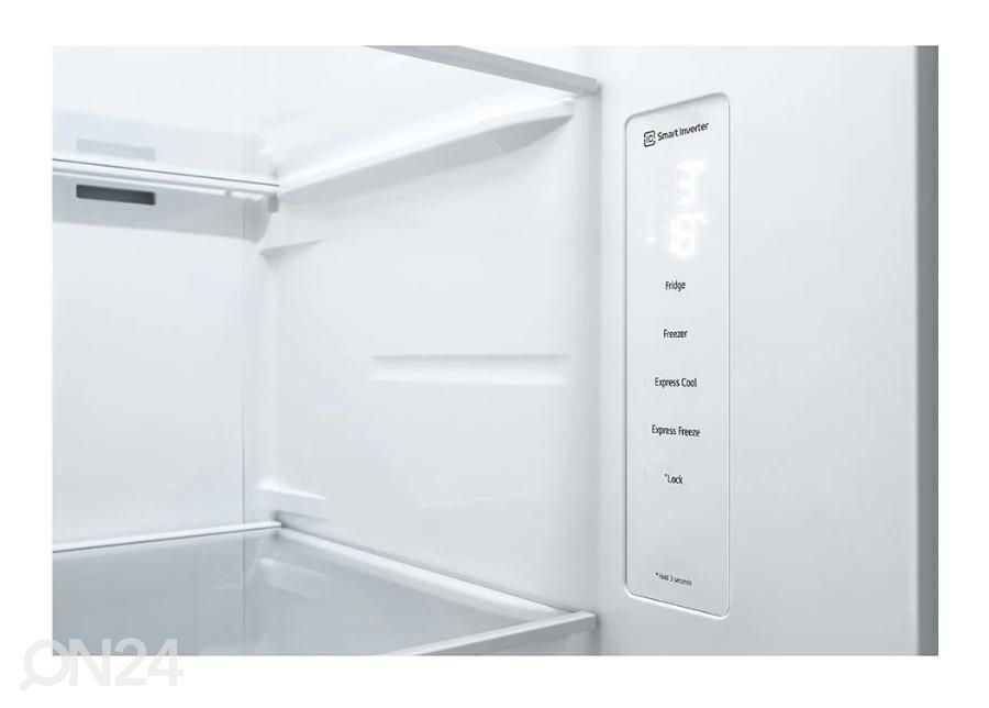 Külmkapp Side-by-side LG suurendatud