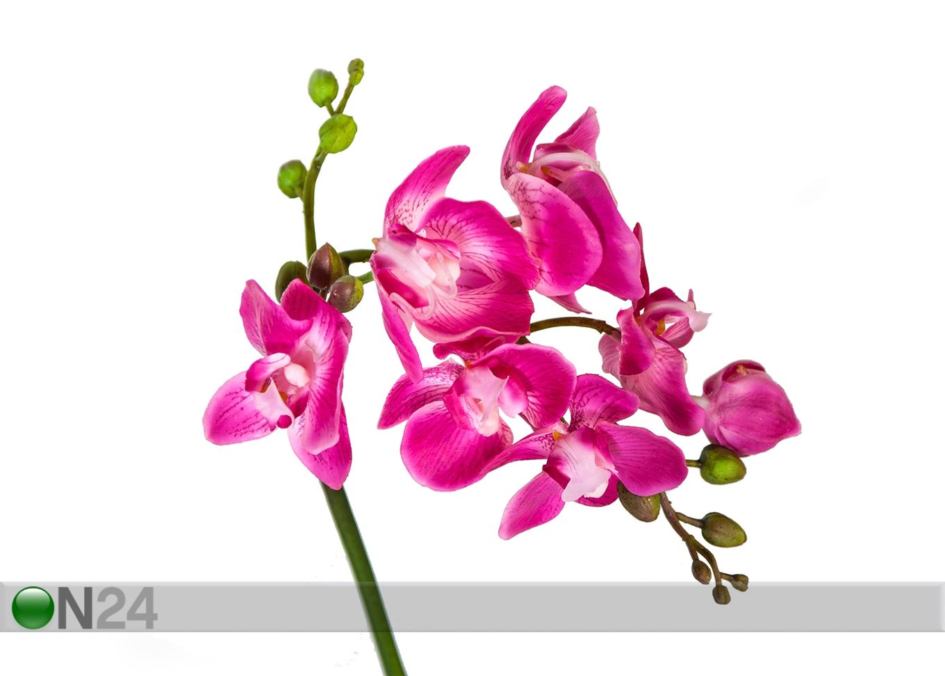 Kunstlill Roosa orhidee h40 cm suurendatud
