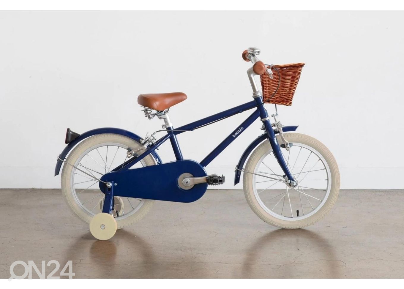 Laste jalgratas 16 tolli Bobbin Moonbug Blueberry sinine suurendatud