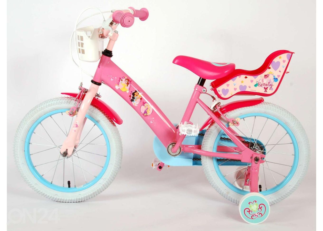 Laste jalgratas 16 tolli Disney Princess suurendatud
