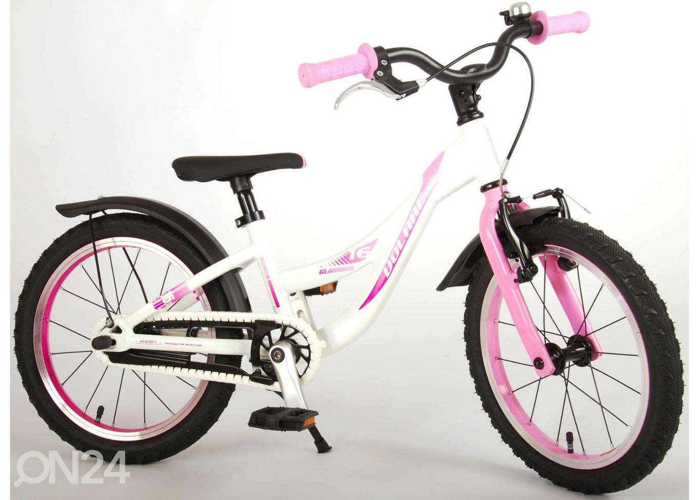 Laste jalgratas 16 tolli Volare Glamour Prime Collection suurendatud