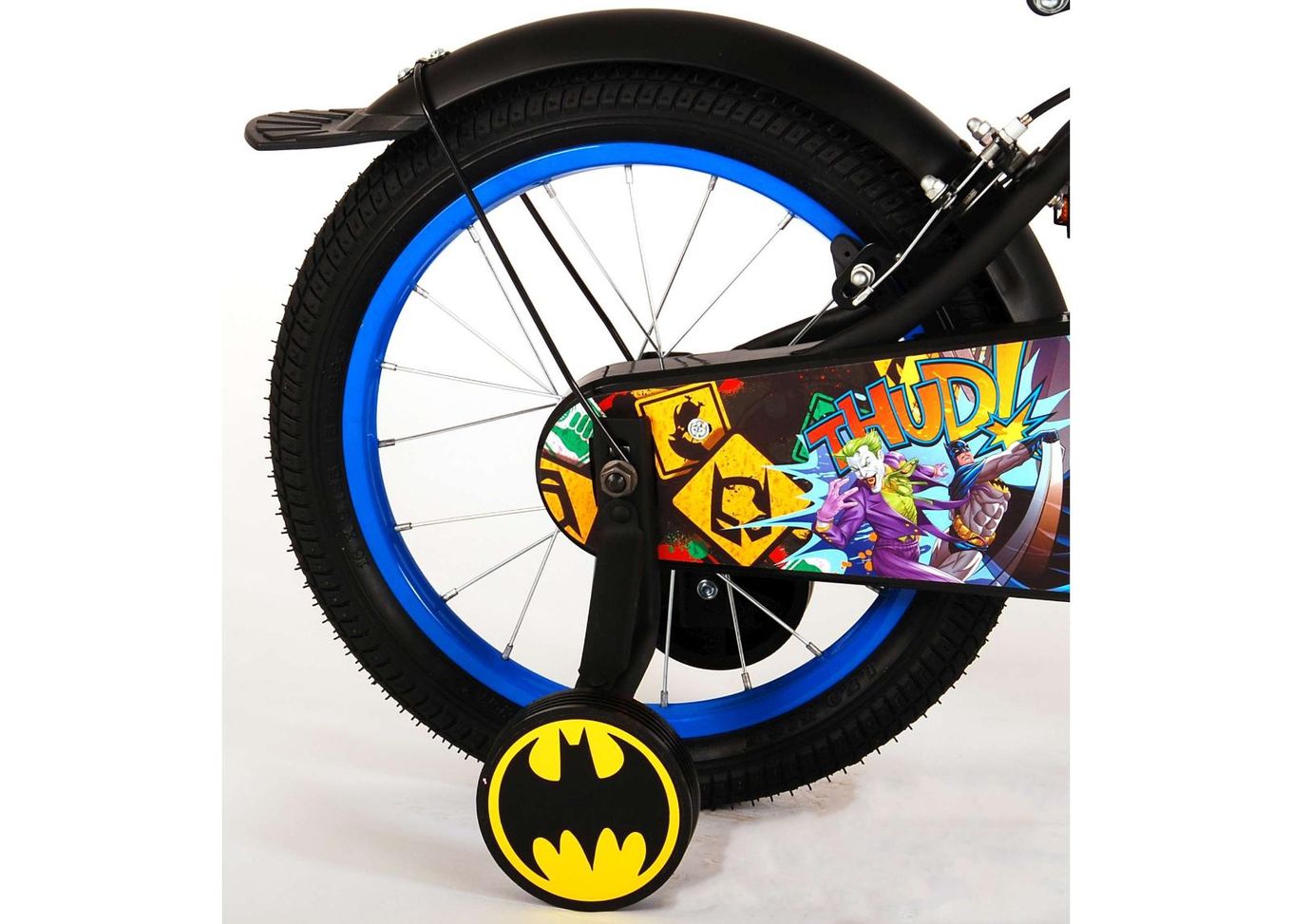 Laste jalgratas Batman 16 tolli Volare suurendatud