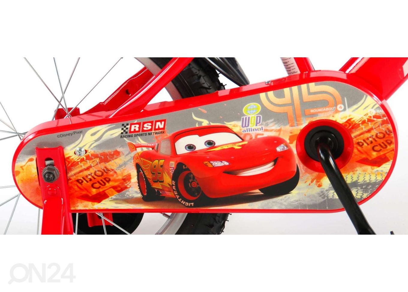 Laste jalgratas Disney Cars 16 tolli suurendatud