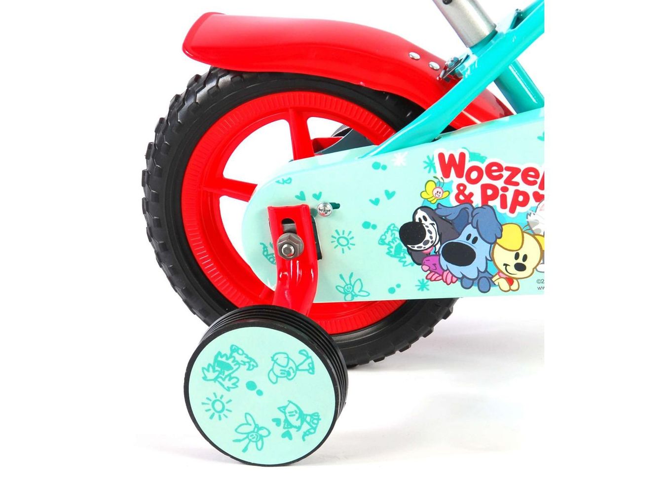 Laste jalgratas Woezel & Pip 10 tolli Volare suurendatud