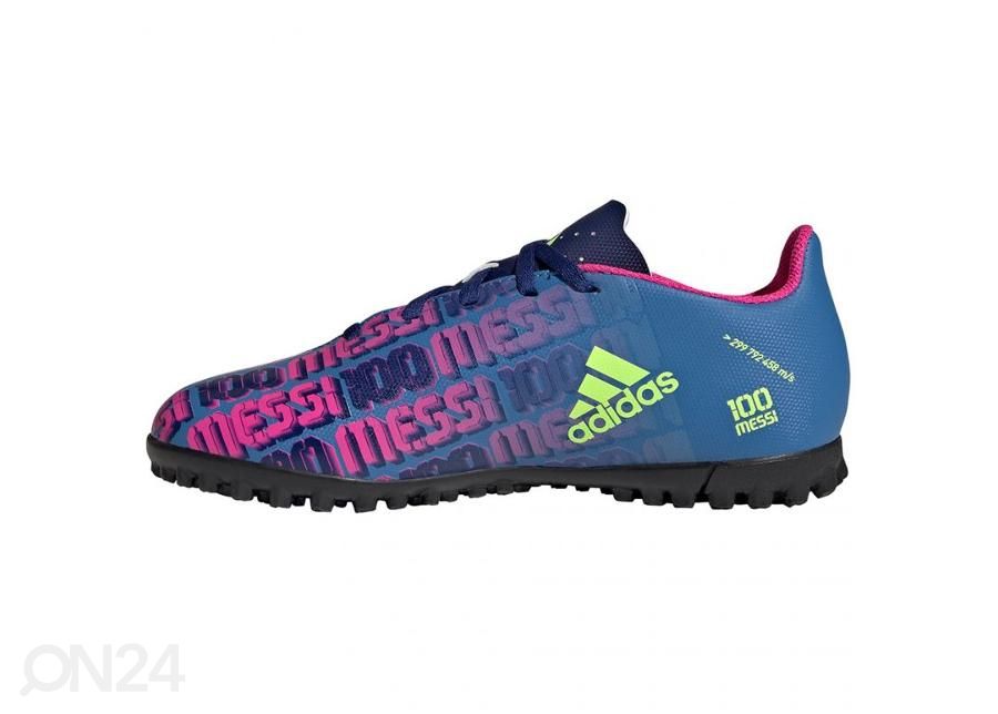 Laste kunstmuru jalgpallijalatsid Adidas X Speedflow Messi.4 TF suurendatud