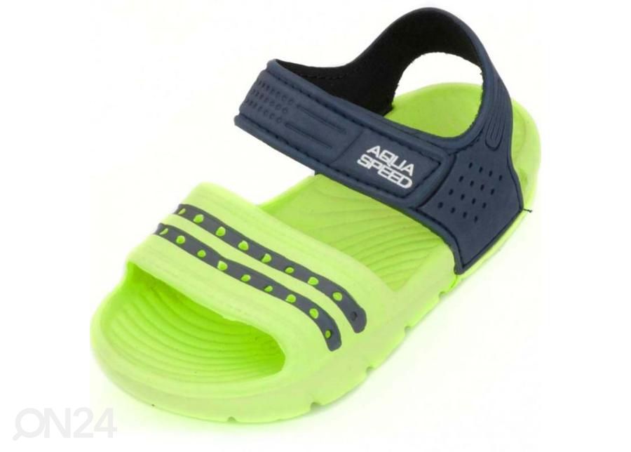 Laste sandaalid Aqua-speed Noli rohelin/sinine suurendatud