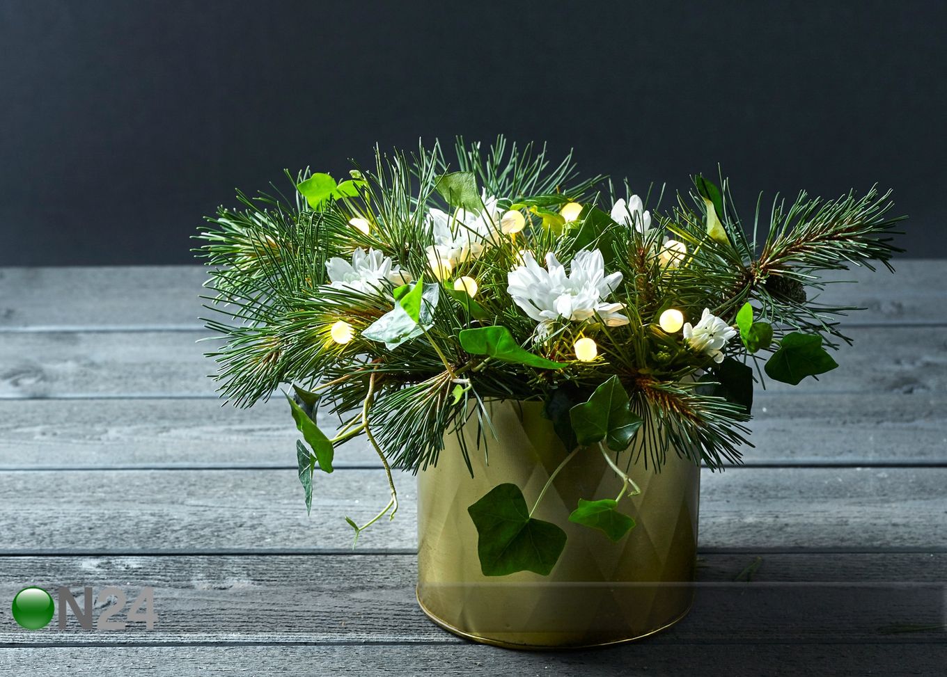LED valgustus lillekimpu suurendatud