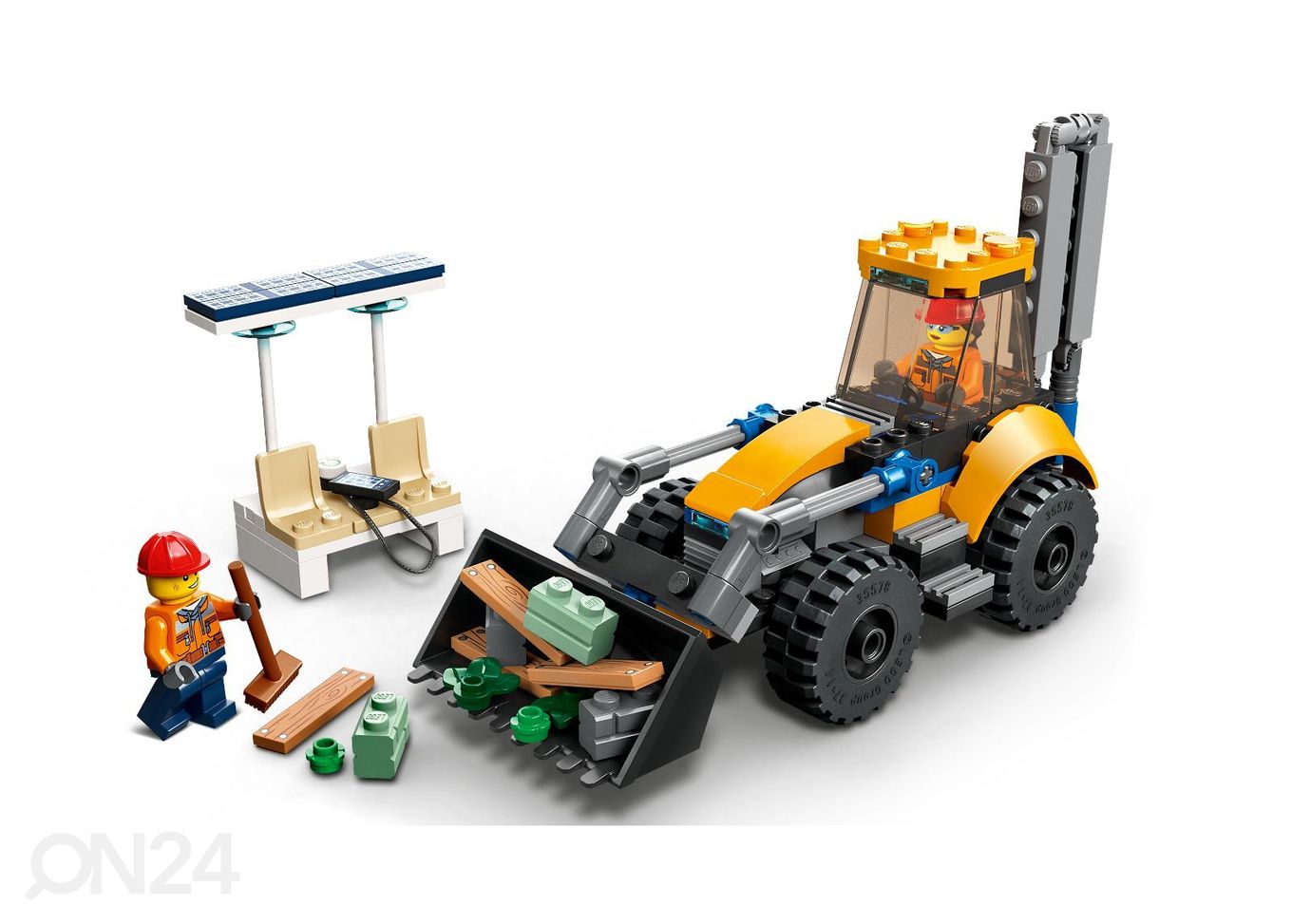 LEGO City Ehituskaevemasin suurendatud