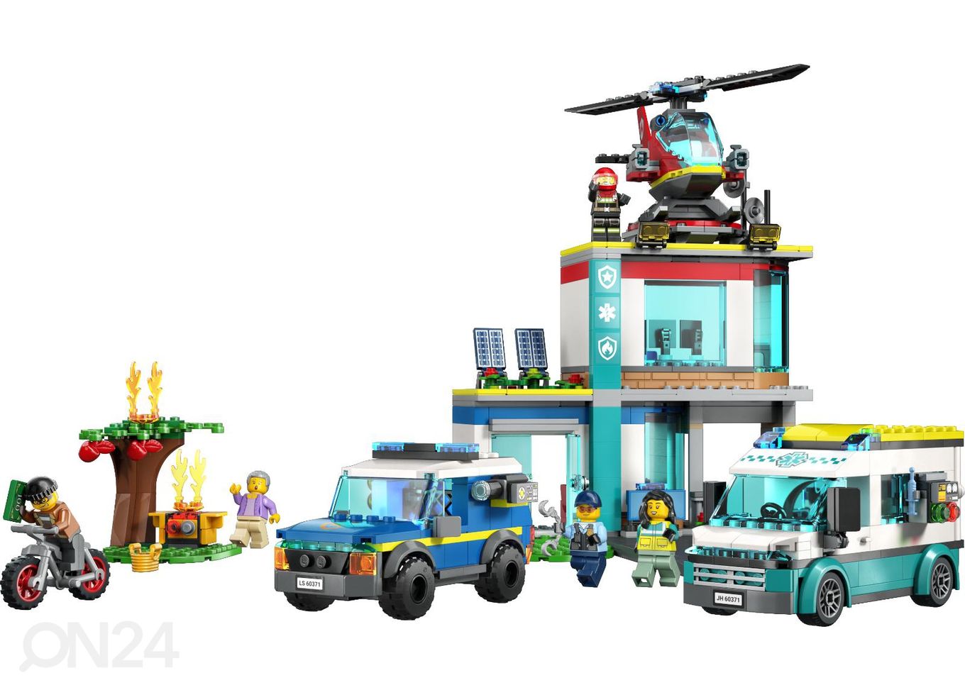 LEGO City Hädaabisõidukite peakorter suurendatud