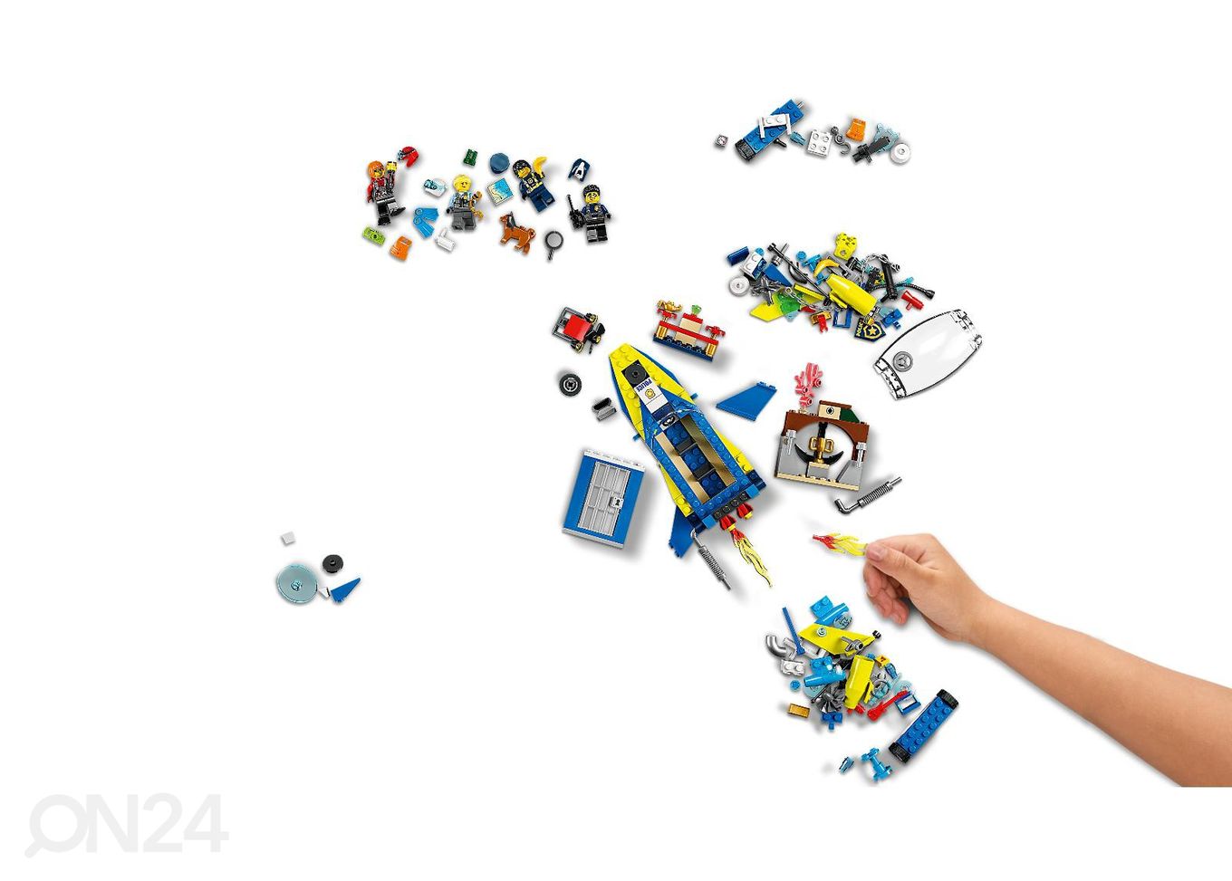 LEGO City Veepolitsei uurimismissioonid suurendatud