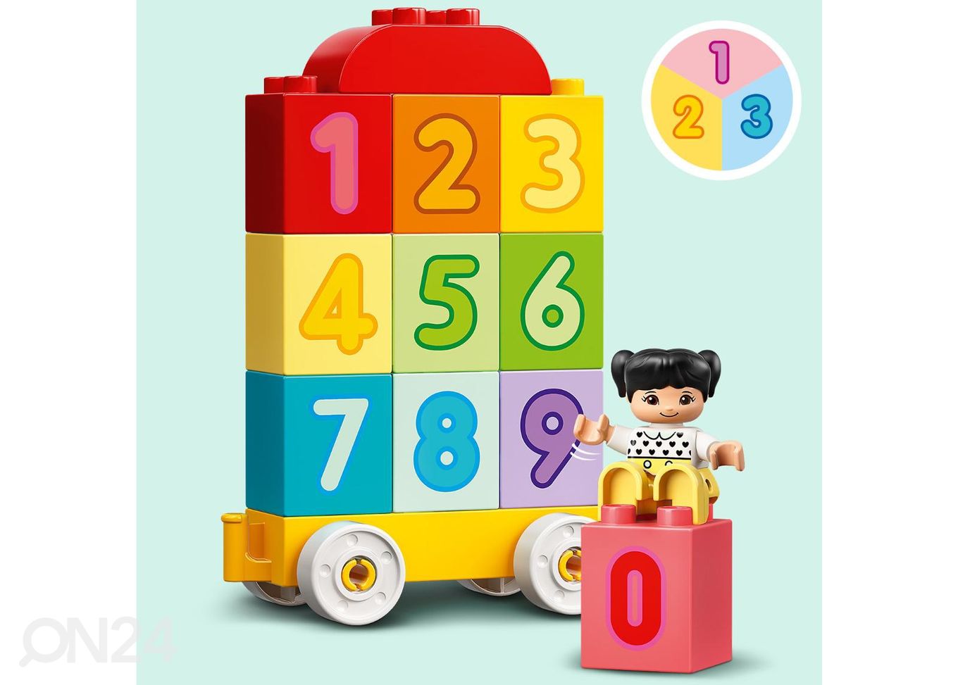 LEGO DUPLO numbrirong suurendatud