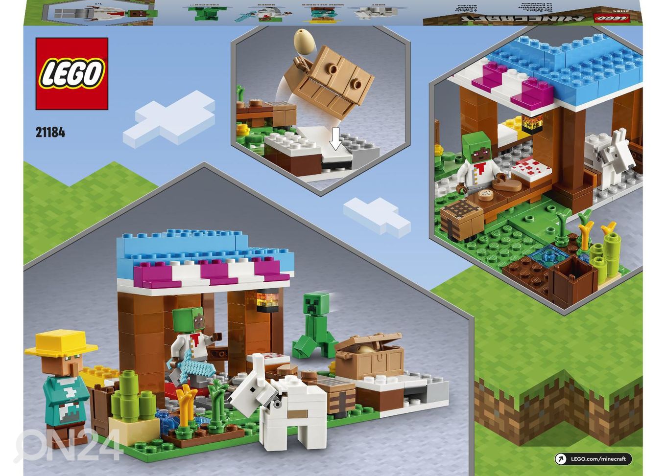 LEGO Minecraft Pagariäri suurendatud