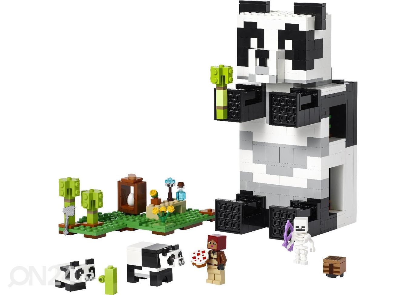 LEGO Minecraft Pandapelgupaik suurendatud