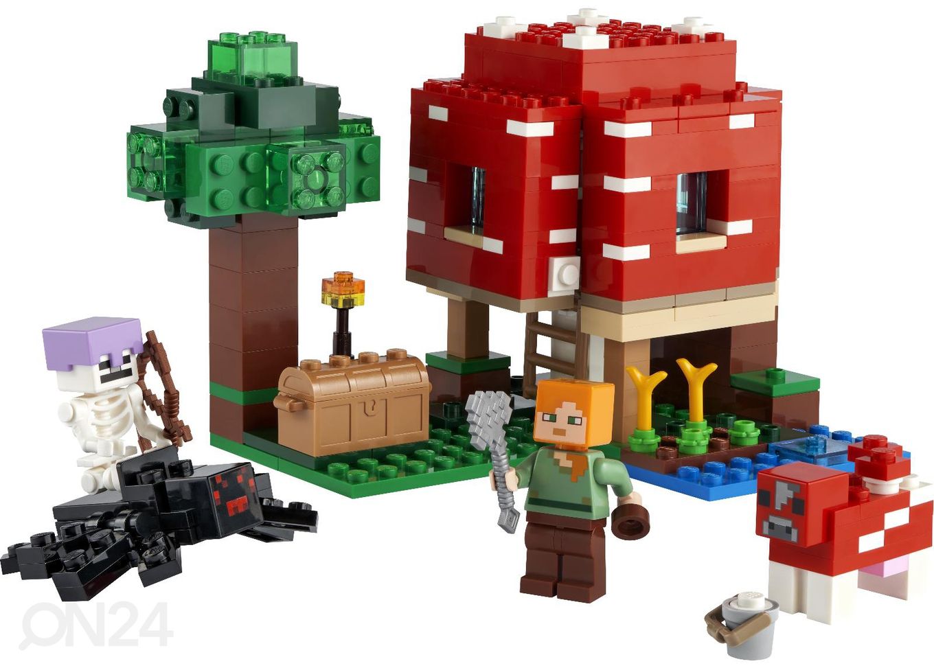 LEGO Minecraft Seenemaja suurendatud