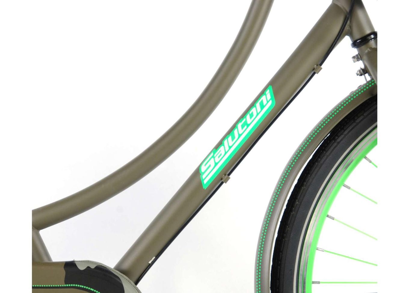 Linnajalgratas naistele SALUTONI Camouflage 28 tolli 50 cm Shimano Nexus 3 käiku suurendatud