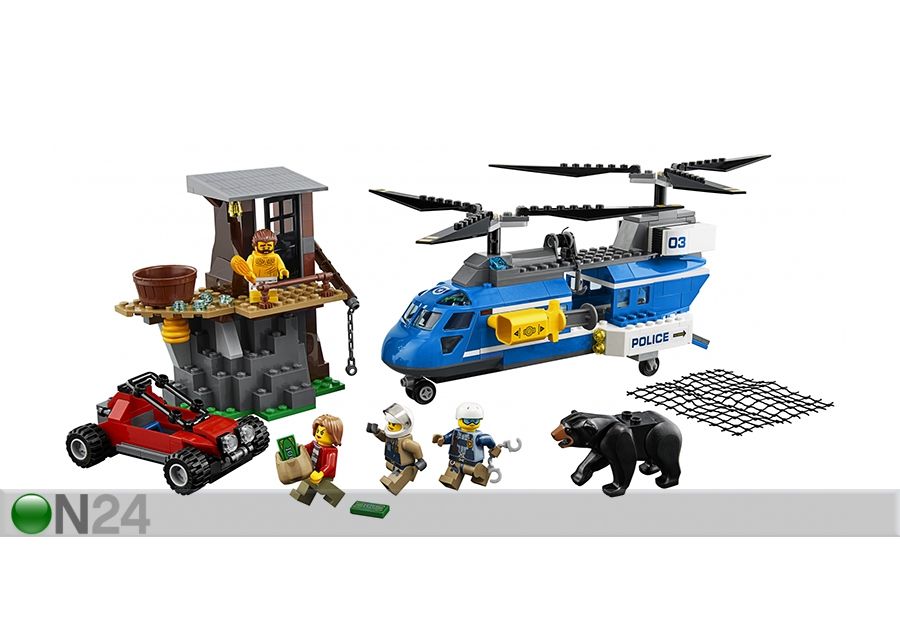 Mägedes arreteerimine LEGO City suurendatud