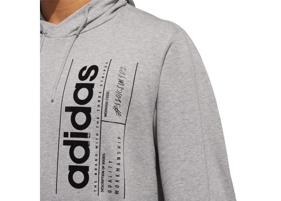 Meeste dressipluus Adidas Brilliant Basics Hooded M FM6091 suurendatud