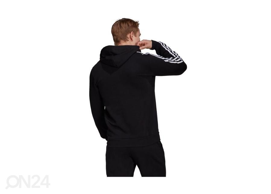 Meeste dressipluus Adidas Essentials Fleece 3-Stripes suurendatud