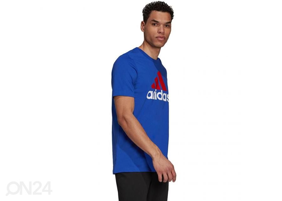 Meeste vabaajasärk Adidas Essentials Big Logo Tee suurendatud