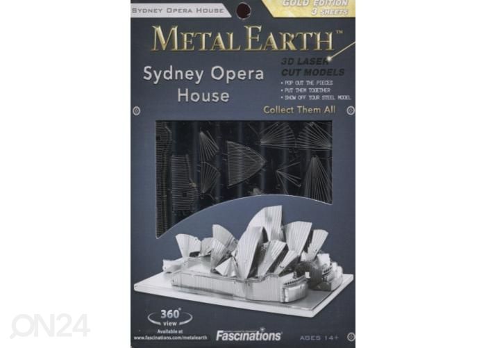 Metal Earth 3D pusle Sydney ooper suurendatud