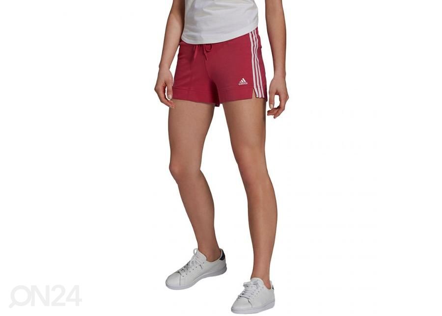 Naiste lühikesed treeningpüksid Adidas Essentials Slim Short suurendatud