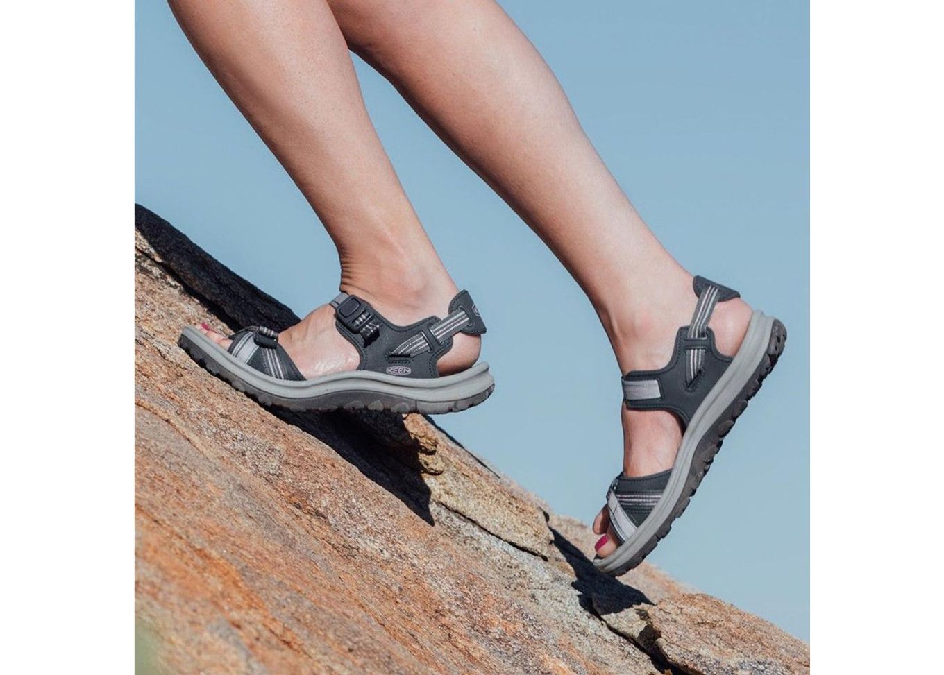 Naiste sandaalid matkamiseks Terradora 2 Keen suurendatud