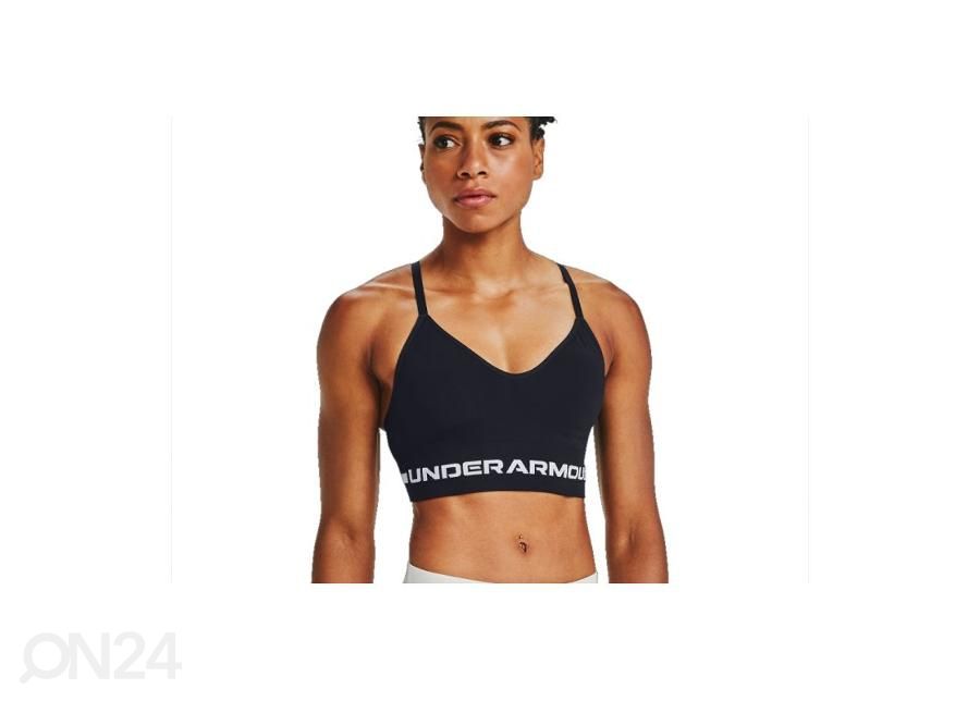 Naiste Spordirinnahoidja Under Armour Seamless Low Long Bra suurendatud