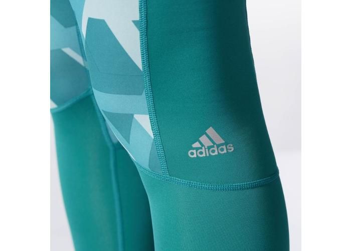 Naiste treeningretuusid Adidas Techfit Long Tight Print W suurendatud
